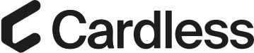 Company logo for Cardless
