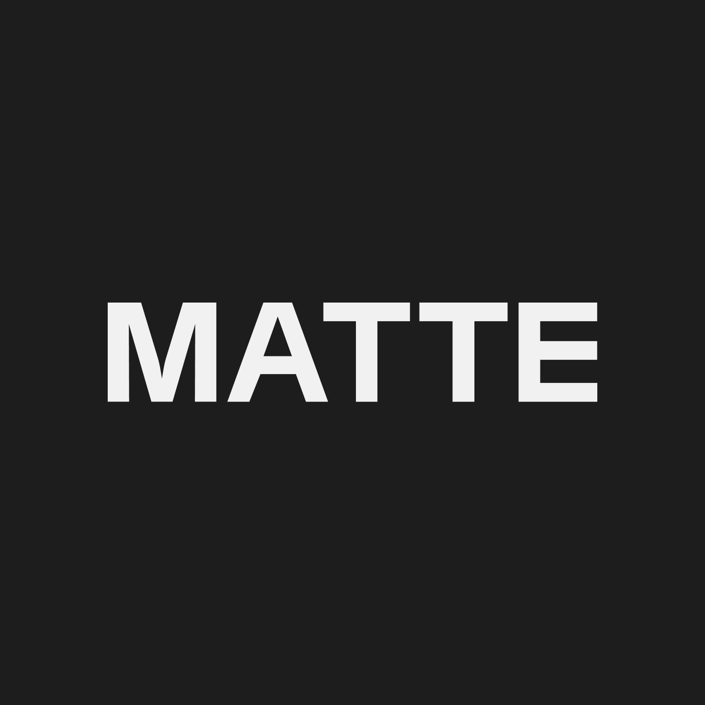 Company logo for MATTE PROJECTS