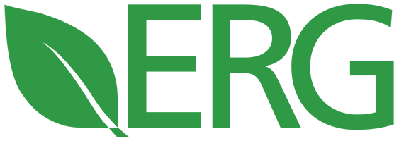 Company logo for ERG